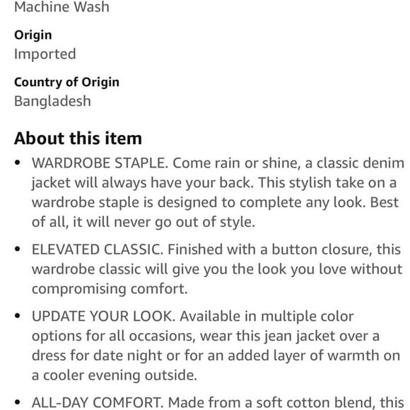 Wrangler women’s XL black denim jacket - Picture 10 of 10